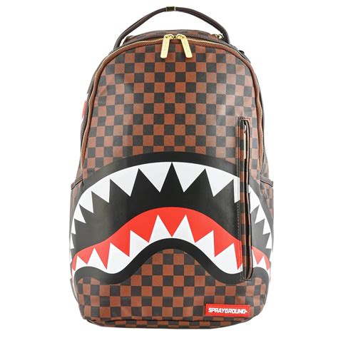 sharks in paris backpack sprayground.